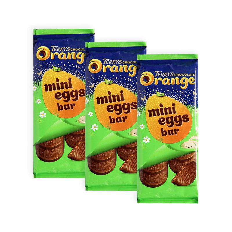 Terrys Chocolate Orange Mini Eggs Bar 90g x 3PK
