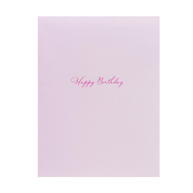 Birthday Card Pink Cake