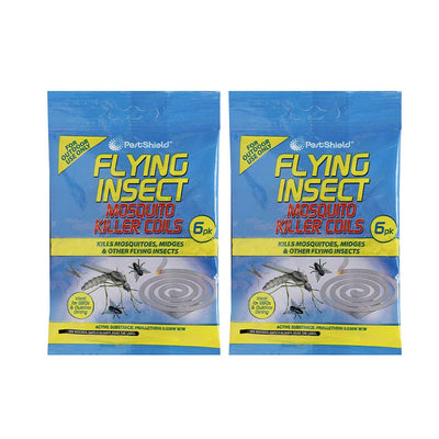 PestShield Flying Insect Mosquitd Killer Coils 6PK