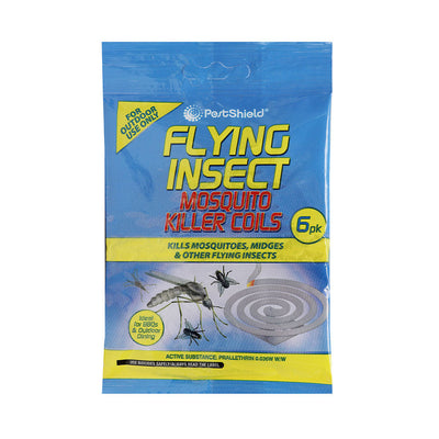 PestShield Flying Insect Mosquitd Killer Coils 6PK