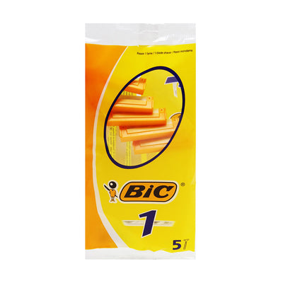 BIC 1 Normal Disposable Razors 5 Pack
