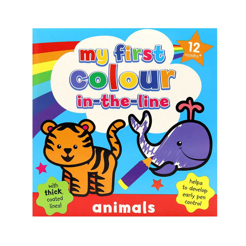 Baby First Colour in The Line Book-Animal