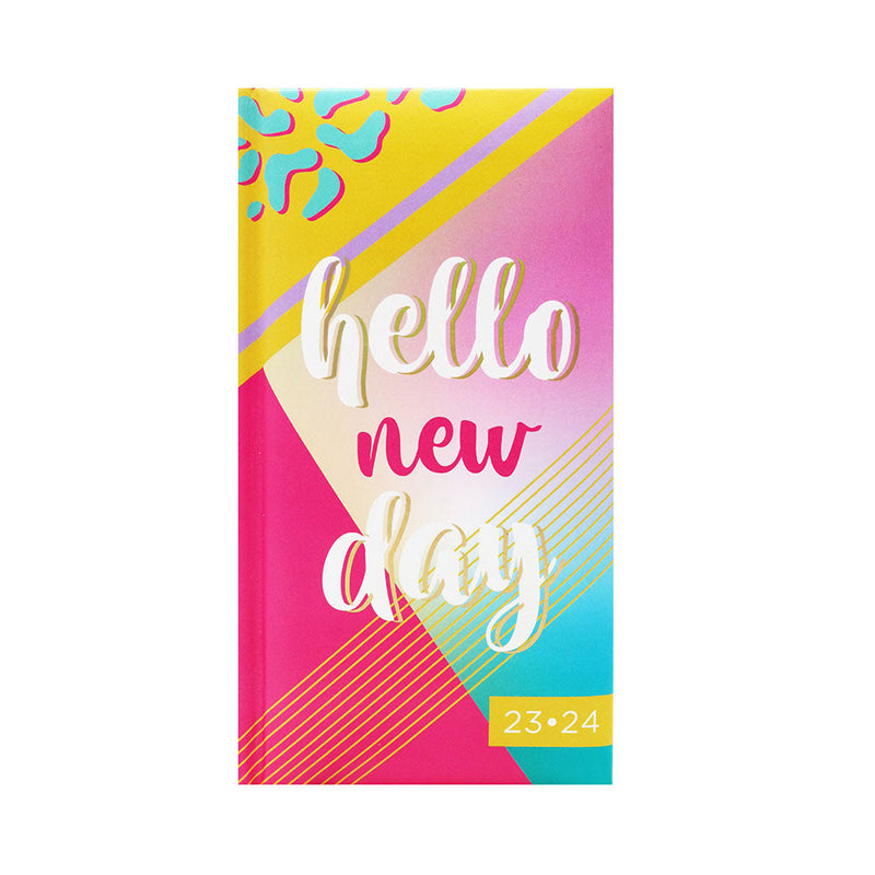 2024 Academic Slim Diary With Foils Assorted