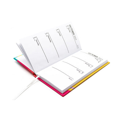 2024 Academic Slim Diary With Foils Assorted