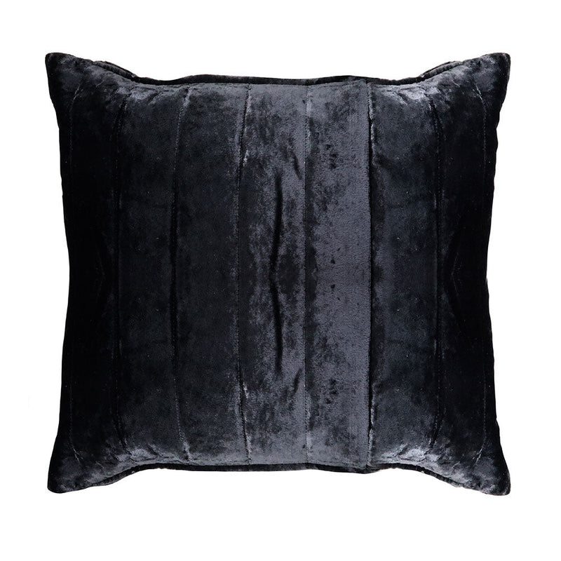 Faux Fur Black Cushion
