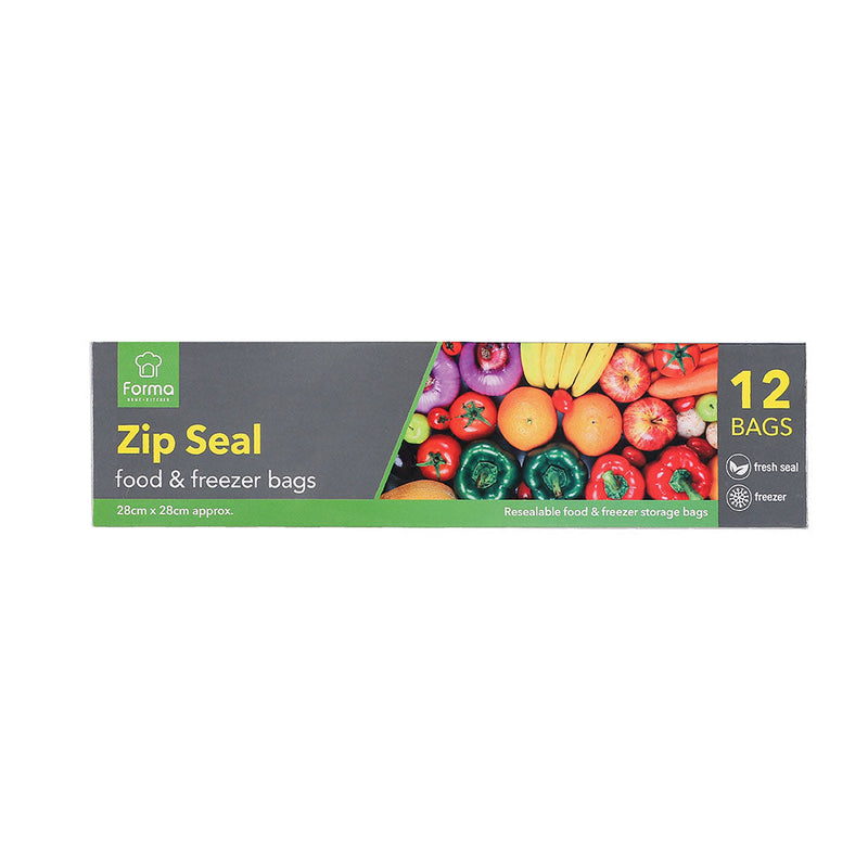 Zip Seal Food & Freezer Bag Large 12S
