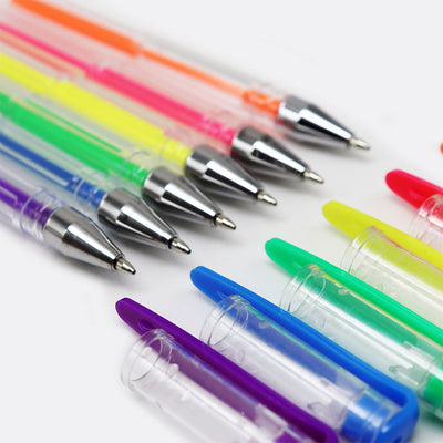 Neon Gel Ink Pens 6Pack
