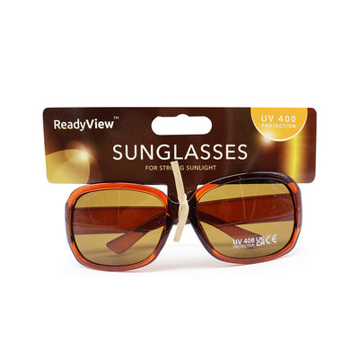 Ladies Retro Style Sunglasses Orange UV400