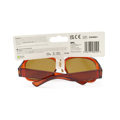Ladies Retro Style Sunglasses Orange UV400