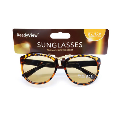 Ladies Retro Style Sunglasses Leopard UV400
