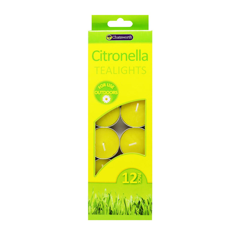 Citronella Tealights 12 Pack