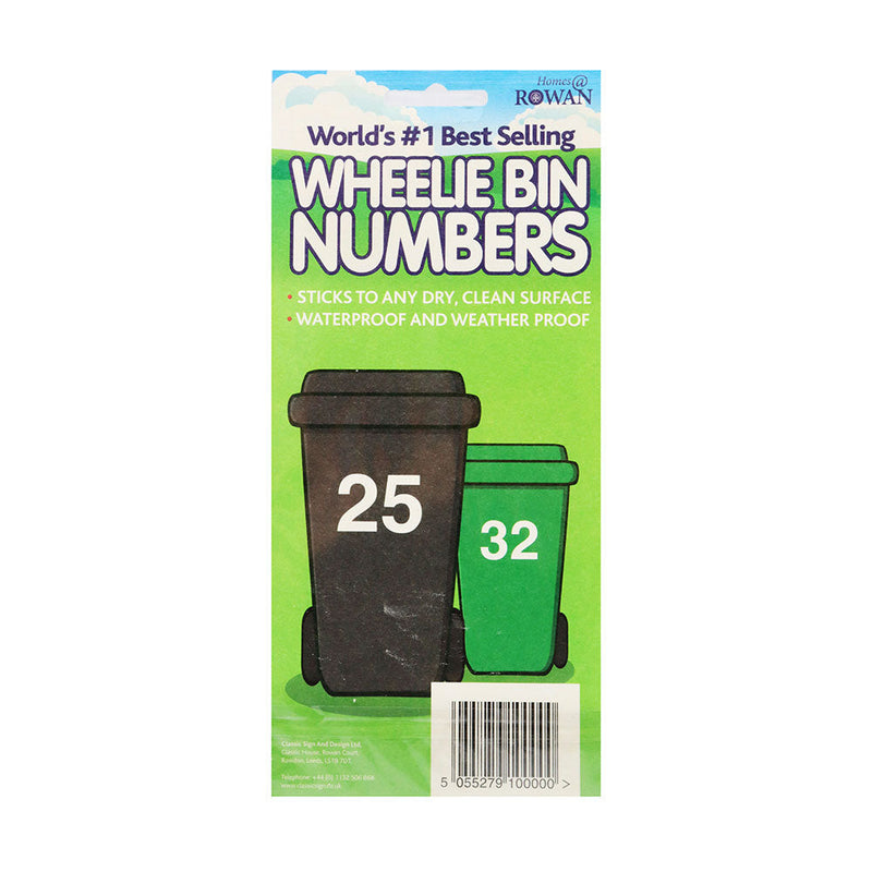 Sunflower Wheelie Bin Numbers
