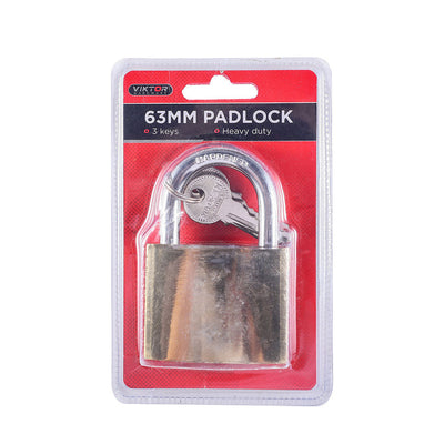 63MM Padlock with 3 Keys