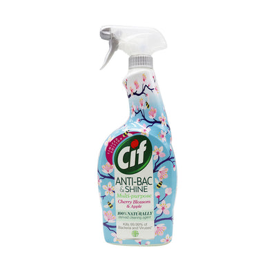Cif Anti-Bac & Shine Multi-Purpose Spray Cherry Blossom & Apple 700ML