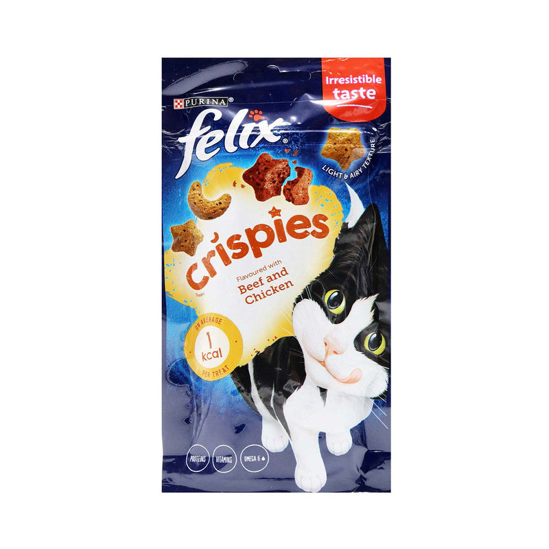 Felix Crispies Cat Treats Beef and Chicken 45g
