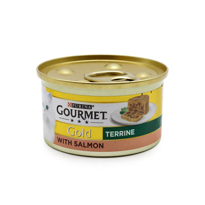 Gourmet Gold Cat Food Terrine With Salmon 85g