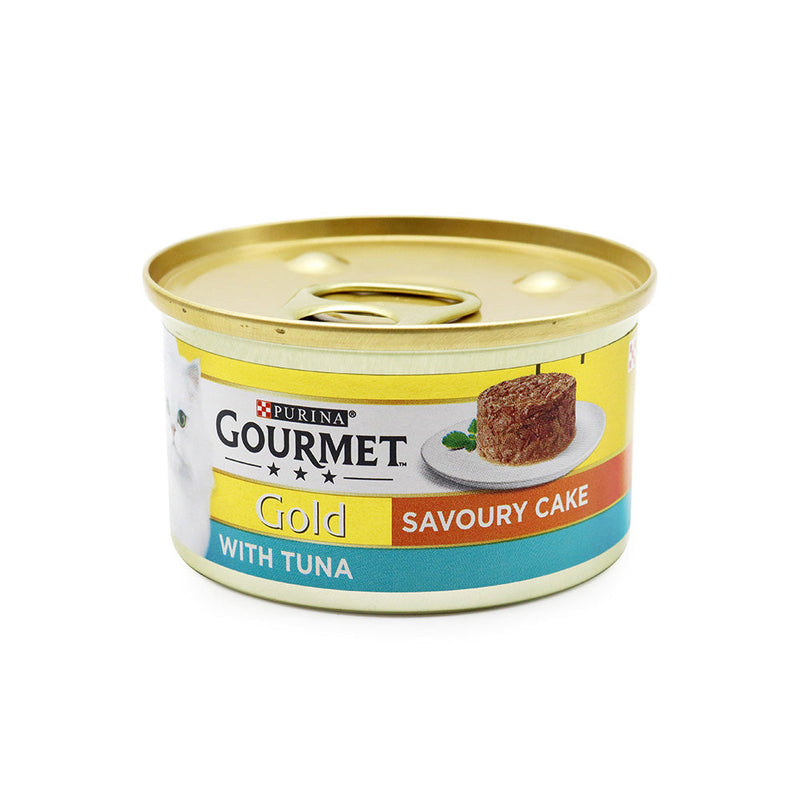 Gourmet Gold Cat Food Savoury Cake With Tuna 85g