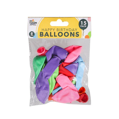 Happy Birthday Balloons 15PC