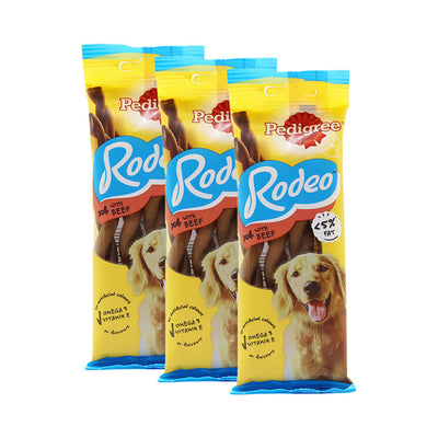 Pedigree Rodeo Adult Dog Treats With Beef 70g