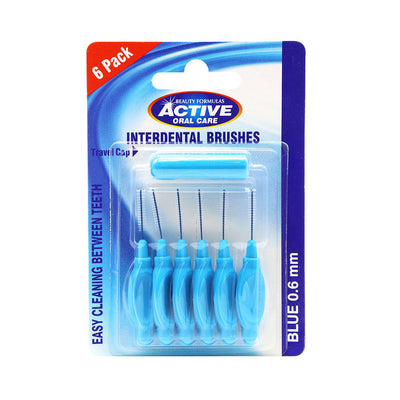 Beauty Formulas Interdental Brushes 0.6MM 6Pack