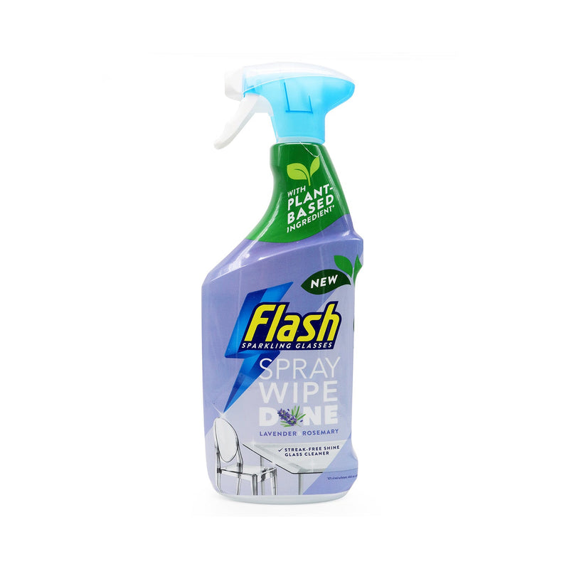 Flash Spray Wipe Glass Cleaner Lavender & Rosemary 800ML