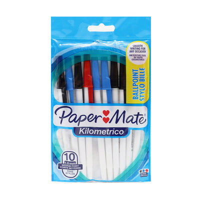 Papermate Ballpoint Pens Assorted ColourPapermate Ballpoint P