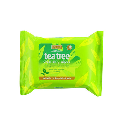 Beauty Formulas Australian Tea Tree Cleansing Wipes 30S