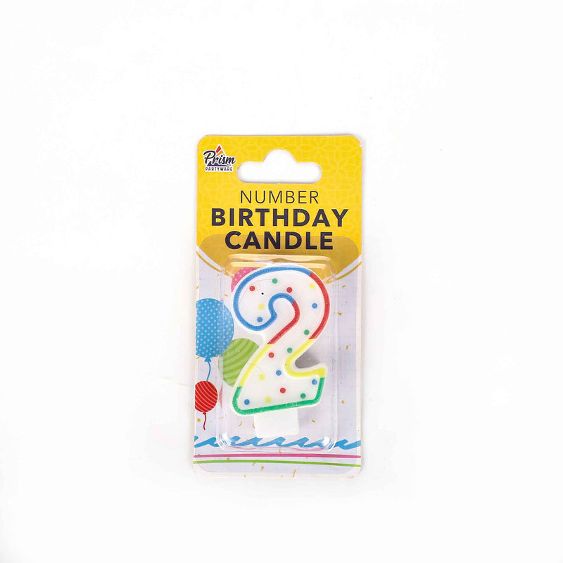 Number Birthday Candles 0-9 Kids