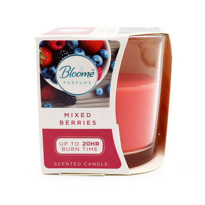 Bloome Glass Jar Candle Mixed Berries