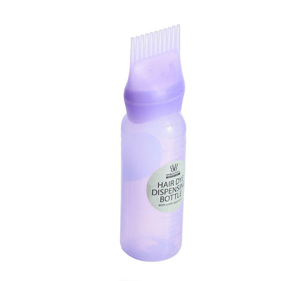 Hair Dye Bottle Dispenser With Comb Applicator 6oz