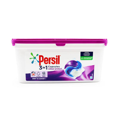 Persil Colour Protect 3 in 1 Laundry Washing Capsules 26s
