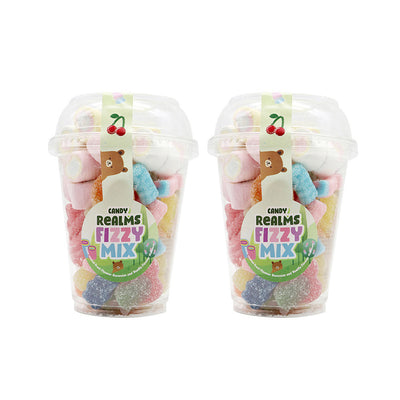 Candy Realms Fizzy Mix Candy Cup 225g