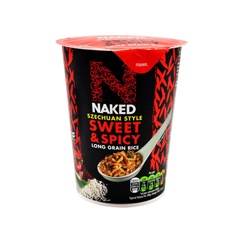 Naked Szechuan Style Long Grain Rice Sweet & Spicy 78g