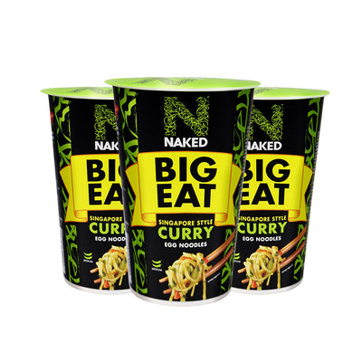 Naked Big Eat Singapore Style Curry Egg Noodles 104g