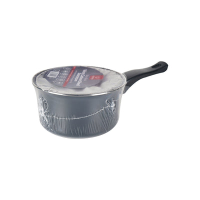 Non-Stick 16cm Carbon Steel Saucepan with glass lid