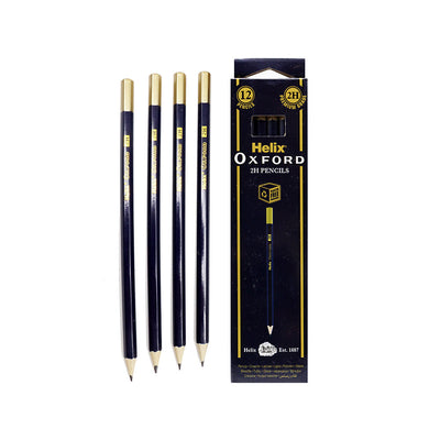 Helix Oxford 2H Grade Graphite Pencils 12PK