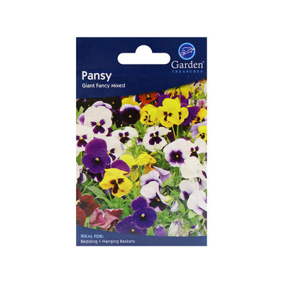 Pansy Giant Fancy Mixed Flower Seeds