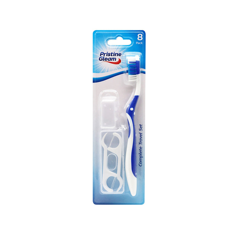 Pristine Gleam Toothbrush Travel Set x 2PK