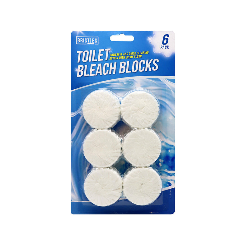 Toilet Block Bleach Blocks 6Pack