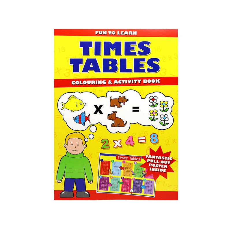 Times Tables Colouring & Activity Book