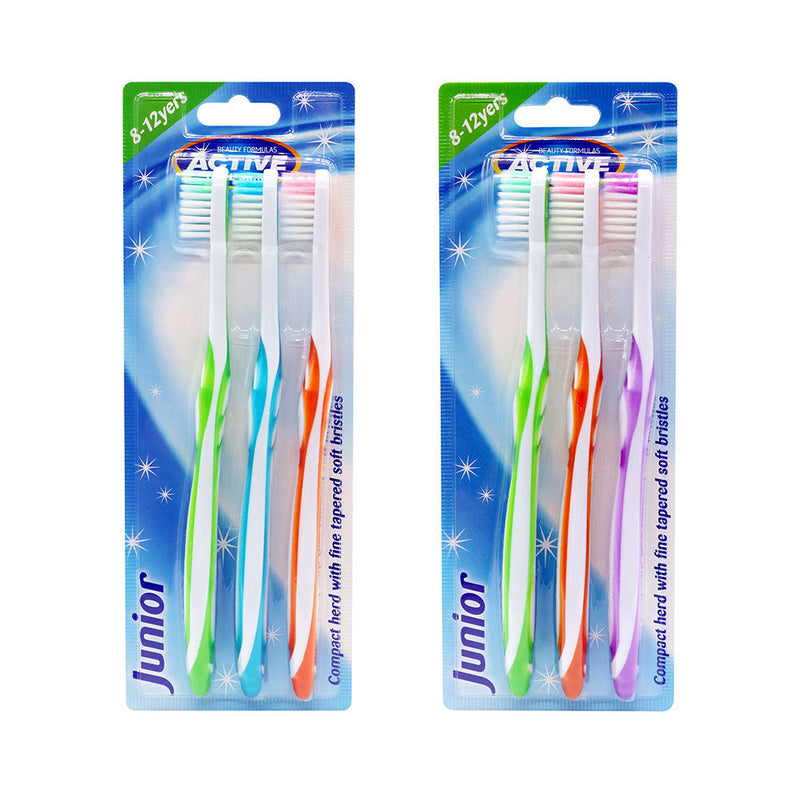 Active Oral Care Junior Toothbrush 8-12 Years 3Pack