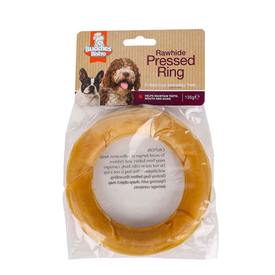 Rawhide Pressed Ring  Dog Treat 135g
