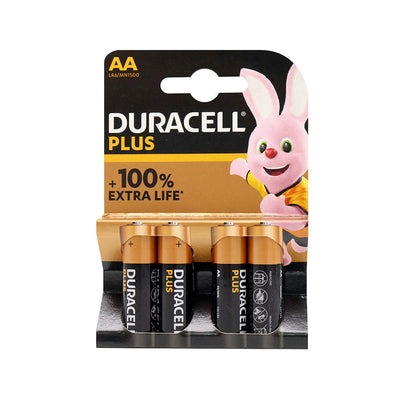 Duracell Plus Power AA Batteries 4Pack