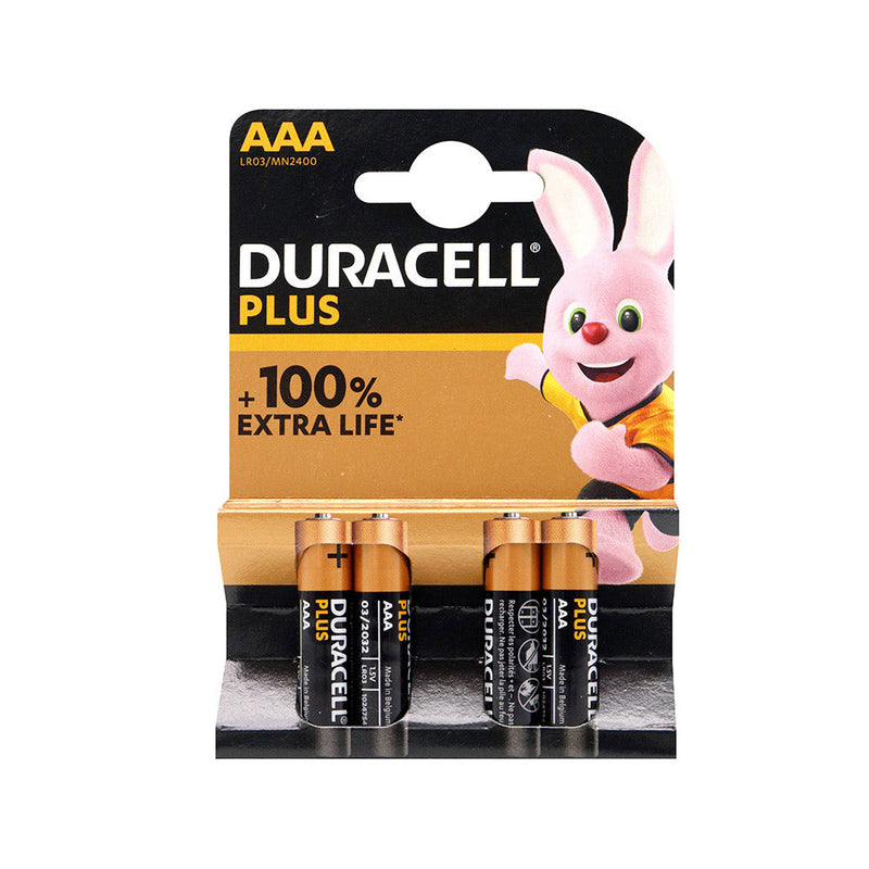 Duracell Plus Power AAA Batteries 4Pack