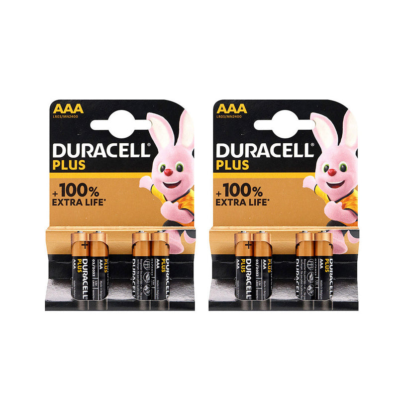 Duracell Plus Power AAA Batteries 4Pack