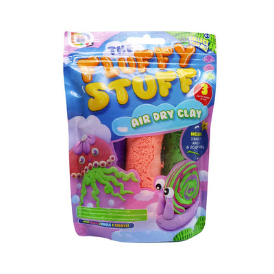 Fluffy Stuff Air Dry Clay 3 Assorted