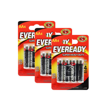 Eveready Super Heavy Duty AA Batteries