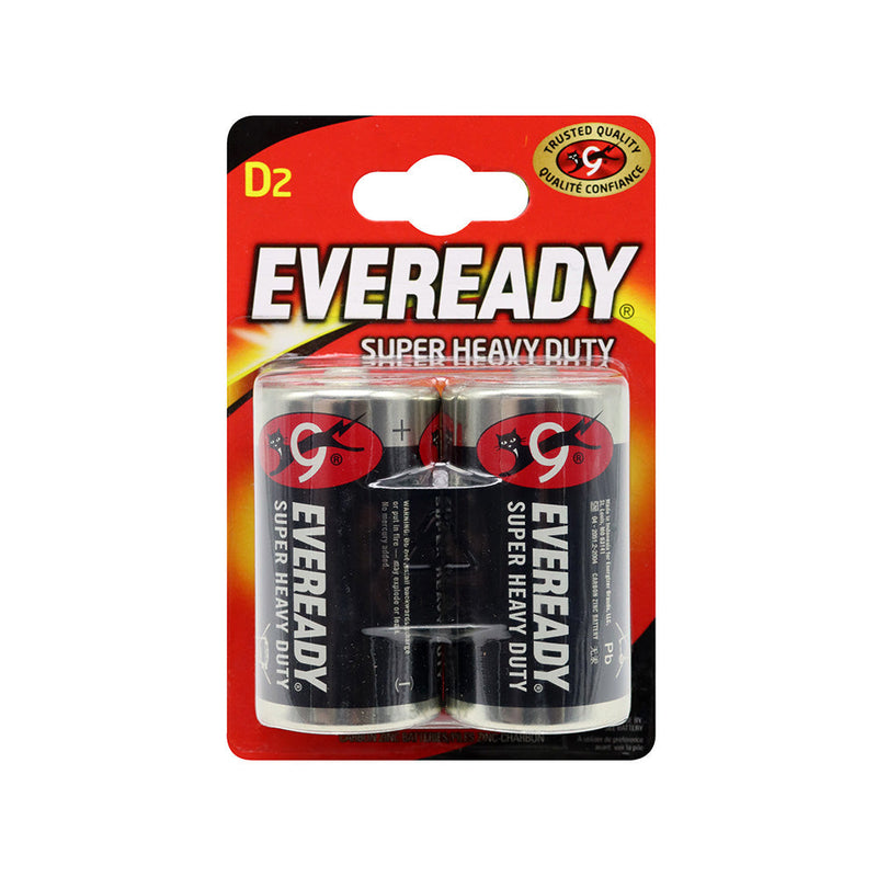Eveready Super Heavy Duty D-R20 Batteries