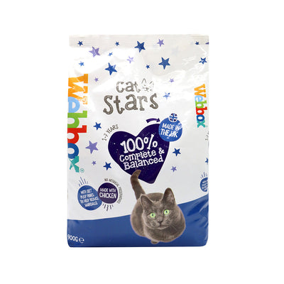 Webbox Cat Stars Chicken Dry Cat Food 900g