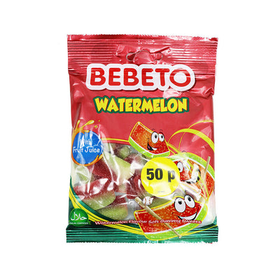 Bebeto Watermelon Jelly Gum 70g x 6PK